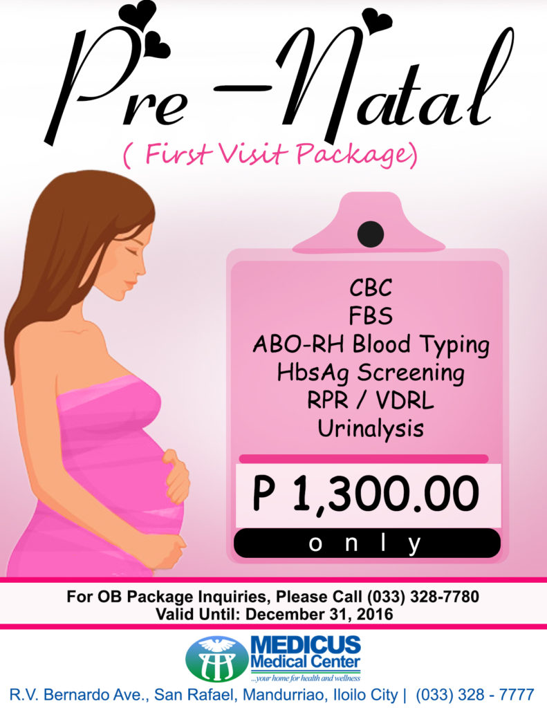 affordable prenatal package
